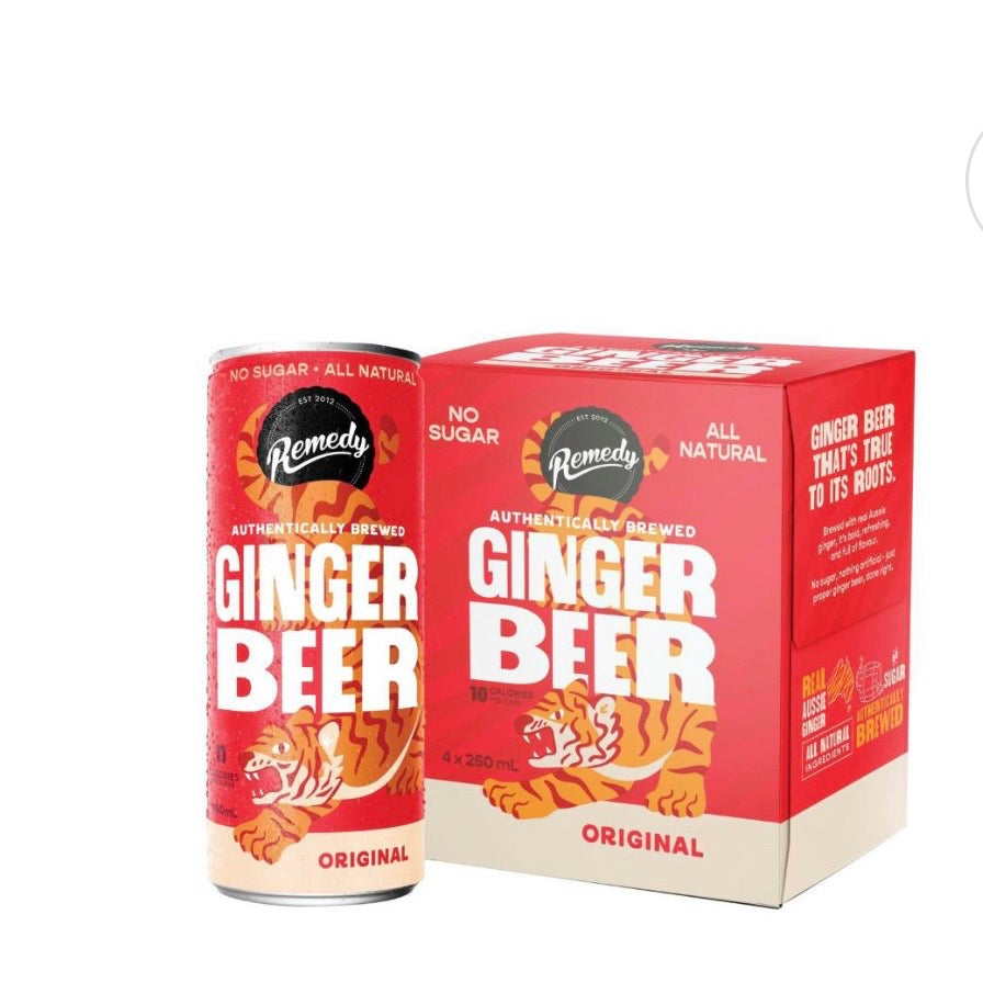 Remedy Ginger Beer Ginger Beer 4x250ml | 1L