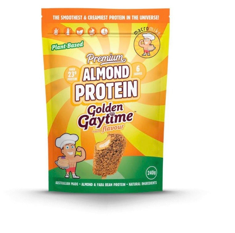 Macro Mike Premium Almond Protein Golden Gaytime | 240g